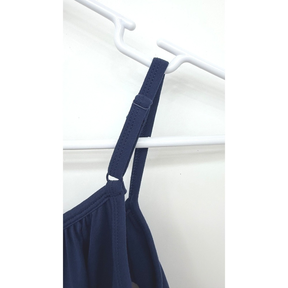 32 Degrees Cool Womens Navy Blue Relaxed Built in Bra Camisole Tank Top Large - Picture 3 of 6
